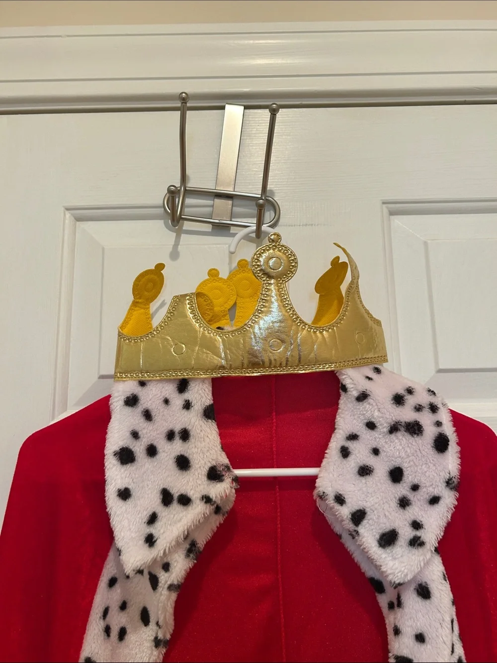 Kids Costume- royal cape with crown